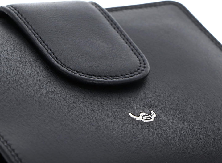 Golden Head Polo RFID Protect RV-Börse 12 cm schwarz, Schwarz