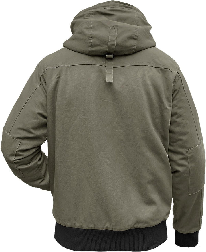 Brandit Winterjacke Grizzly mit Futter Hooded Parka XL Olive, XL Olive