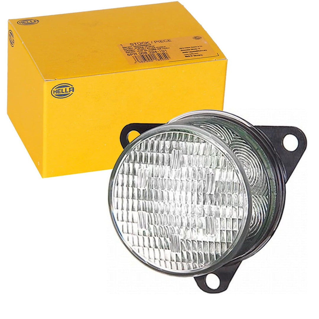 HELLA - Blinkleuchte - LED - 24V - Anbau/geschraubt - Lichtscheibenfarbe: glasklar - Kabel: 500mm -