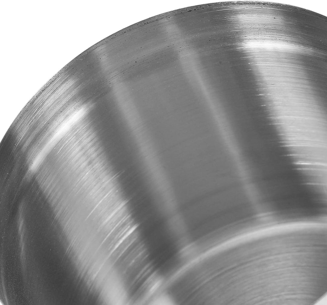 Edelstahl Lebensmittelbehälter 350ml Rund 8cm 4 Stück Luftdichte Probenboxen für Schulkantinen und F