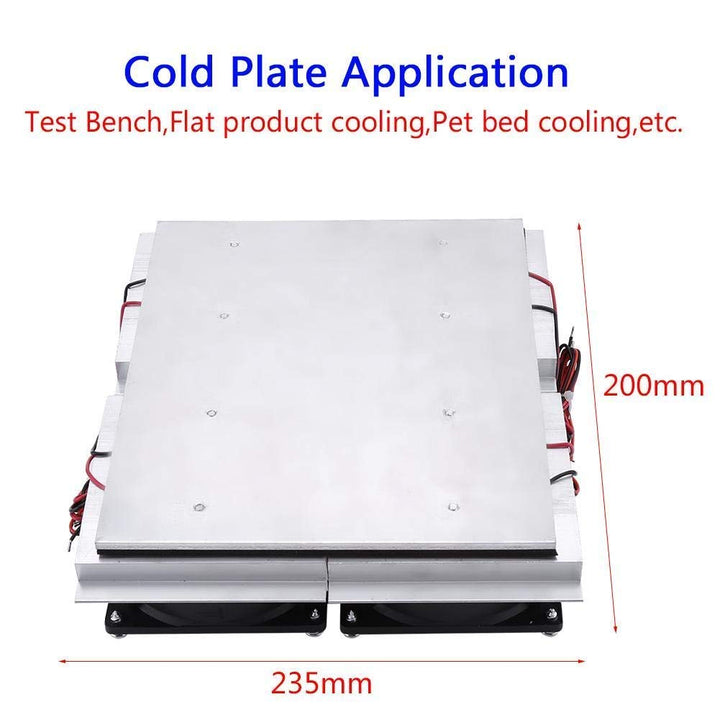 240W Hochleistungs-Halbleiter-Kühlungs-thermoelektrischer Peltier-Kühlplatten-Kühler mit dem Fan, sc