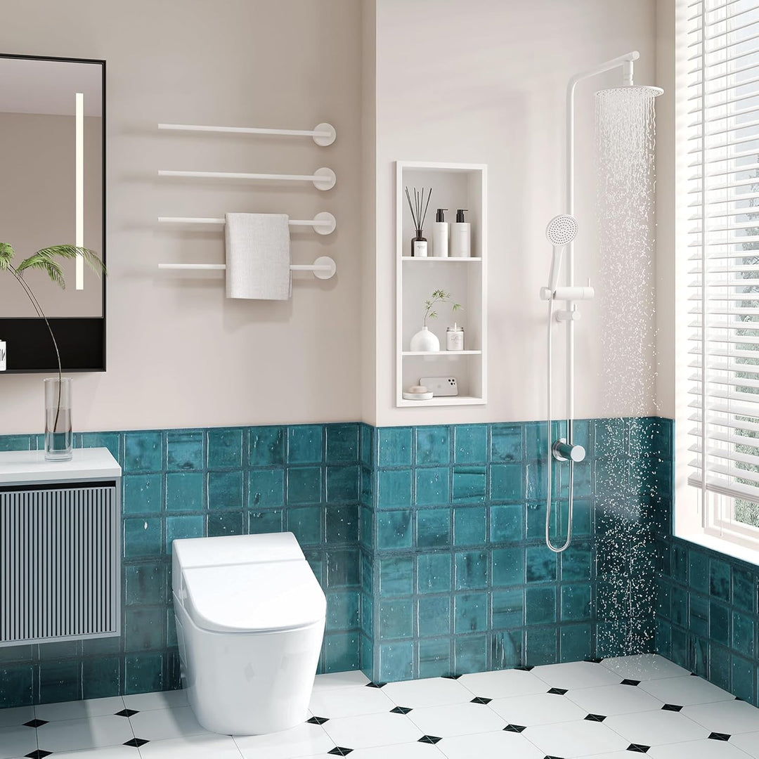 Neodrain Wandnische Dusche Edelstahl Dreifach-Duschnische Wandnische mit Regal Lagerung für Badezimm