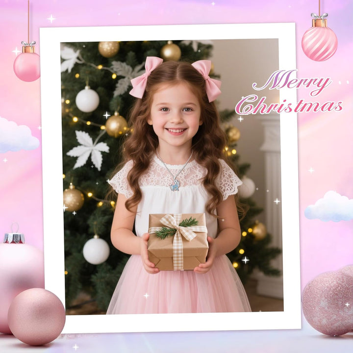 Adventskalender 2025 Kinder Mädchen, Weihnachtskalender Schmuck Basteln Kinder Armbänder Halsketten,