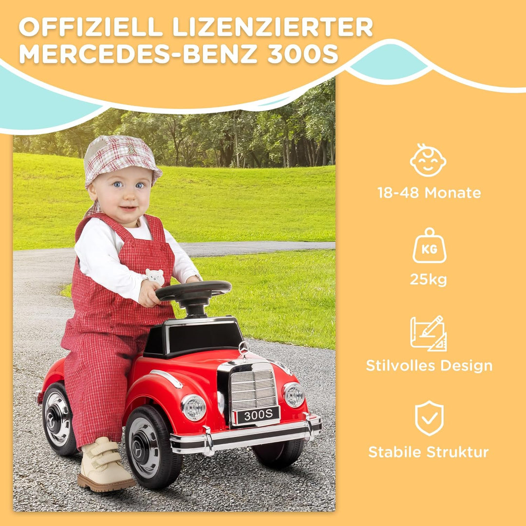 AIYAPLAY Rutschauto, Kinderfahrzeug, Rutscherfahrzeug mit Stauraum, Kinderauto mit Kippschutz Rutsch