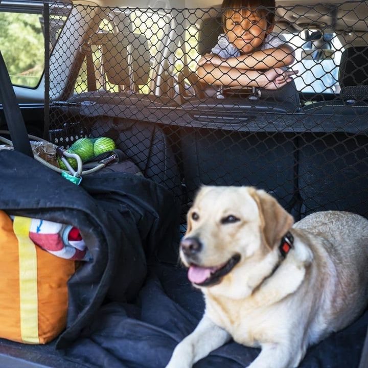 MiOYOOW Haustier Autonetz Schutznetz Hundeauto Barriere atmungsaktives Fahrzeug Haustier Barrierenet