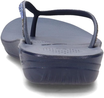 Fitflop Damen Sparkle Classic Iqushion Ombre Flipflop 36 EU Midnight Navy Marineblau, 36 EU Midnight