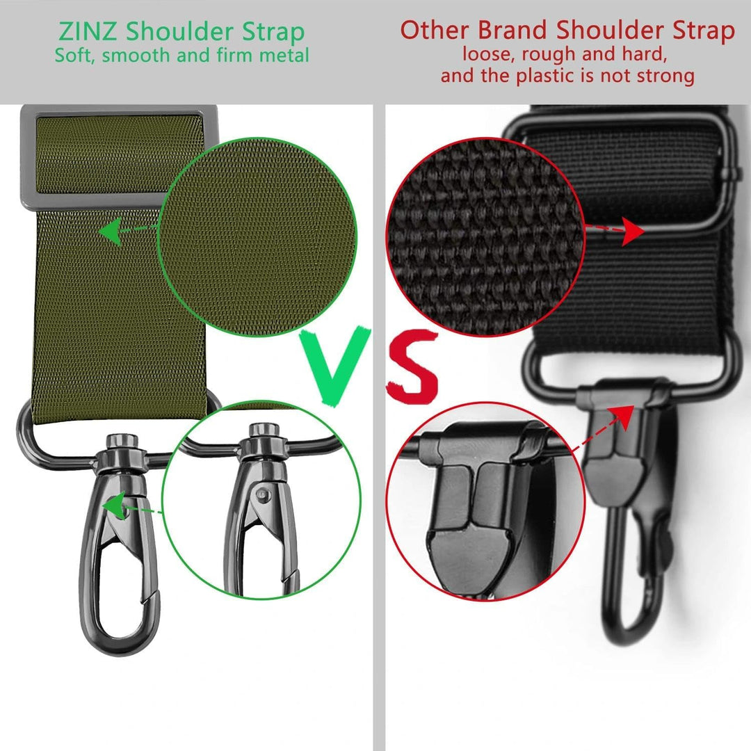 79 Zoll Schultergurt, Unbeweglichem Kissen und Zwei Balance-Schnallen Universal-Ersatzgurt mit Metal