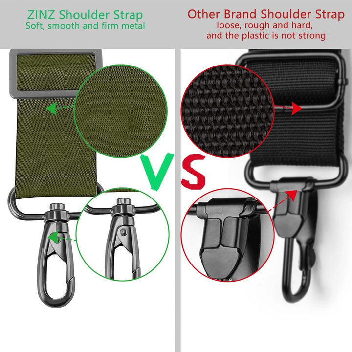 79 Zoll Schultergurt, Unbeweglichem Kissen und Zwei Balance-Schnallen Universal-Ersatzgurt mit Metal