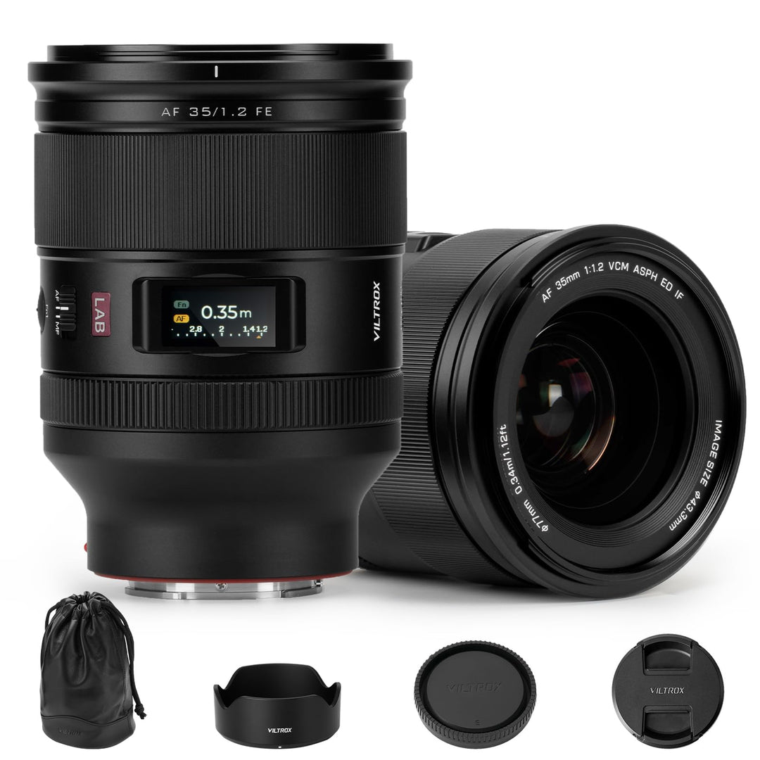 VILTROX 35mm F1.2 LAB Full Frame Autofokus FE Objektive für Sony E Mount Dual Floating Focus HyperVC
