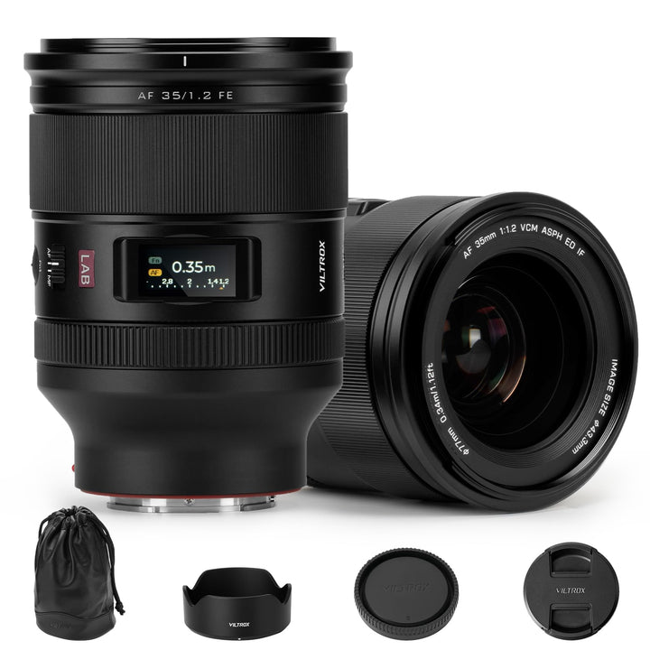 VILTROX 35mm F1.2 LAB Full Frame Autofokus FE Objektive für Sony E Mount Dual Floating Focus HyperVC