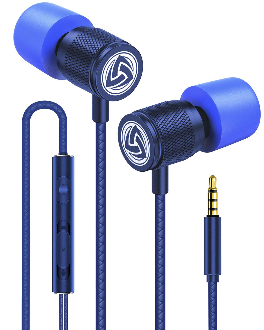 LUDOS Ultra Kopfhörer In Ear Ohrhörer mit Kabel und Mikrofon, Kristallklarer Klang, Ausgewogene Höhe
