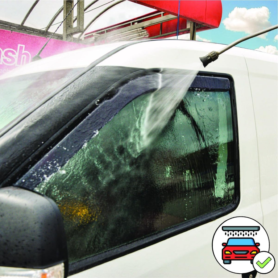 J&J AUTOMOTIVE | Windabweiser Passend Für A6 C6 Limousine 2004-2011, Heko Regenabweiser, Schwarz, Ge