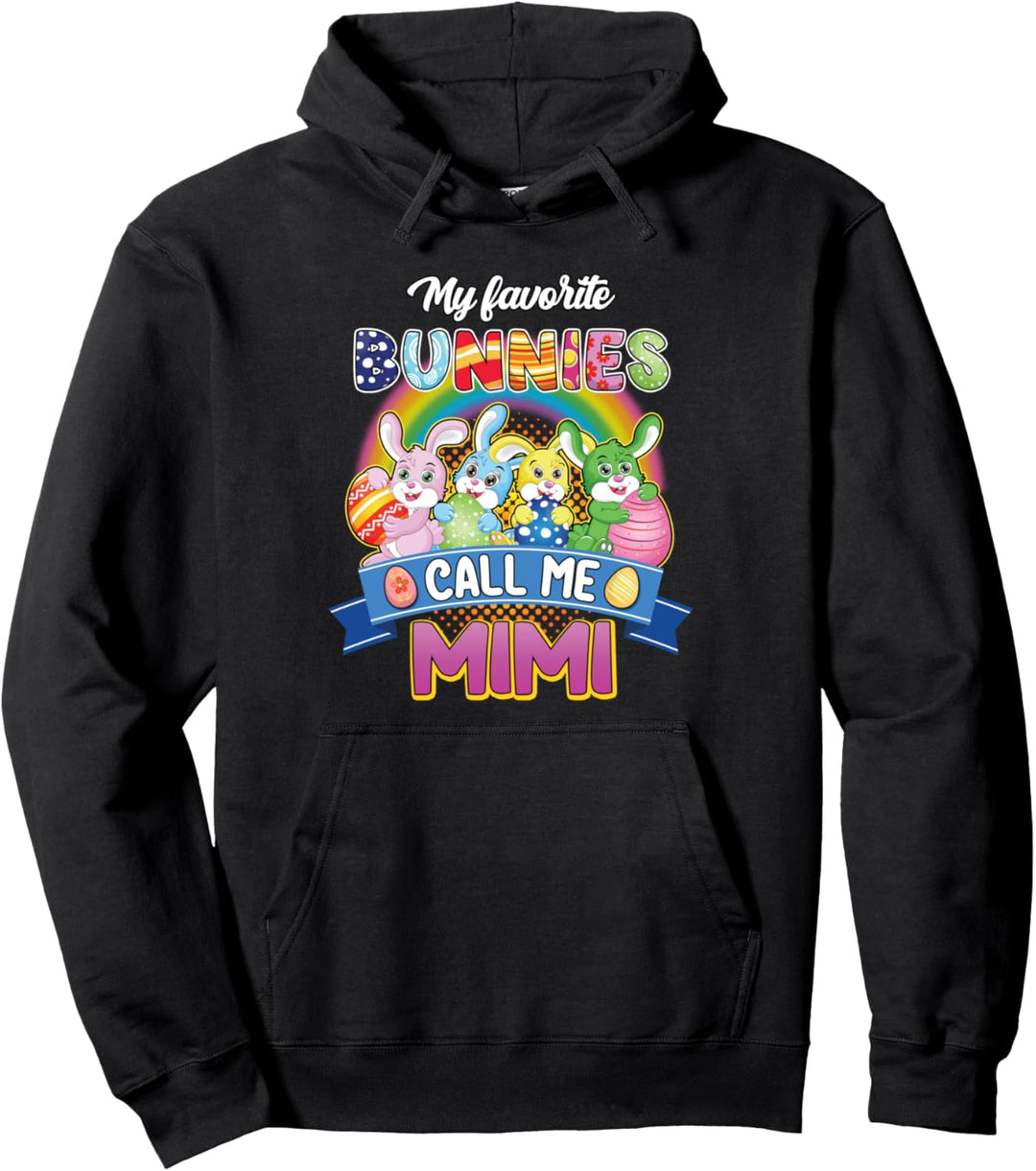 Oster-Oma-Hemd Meine Lieblingshasen nennen mich Mimi Pullover Hoodie