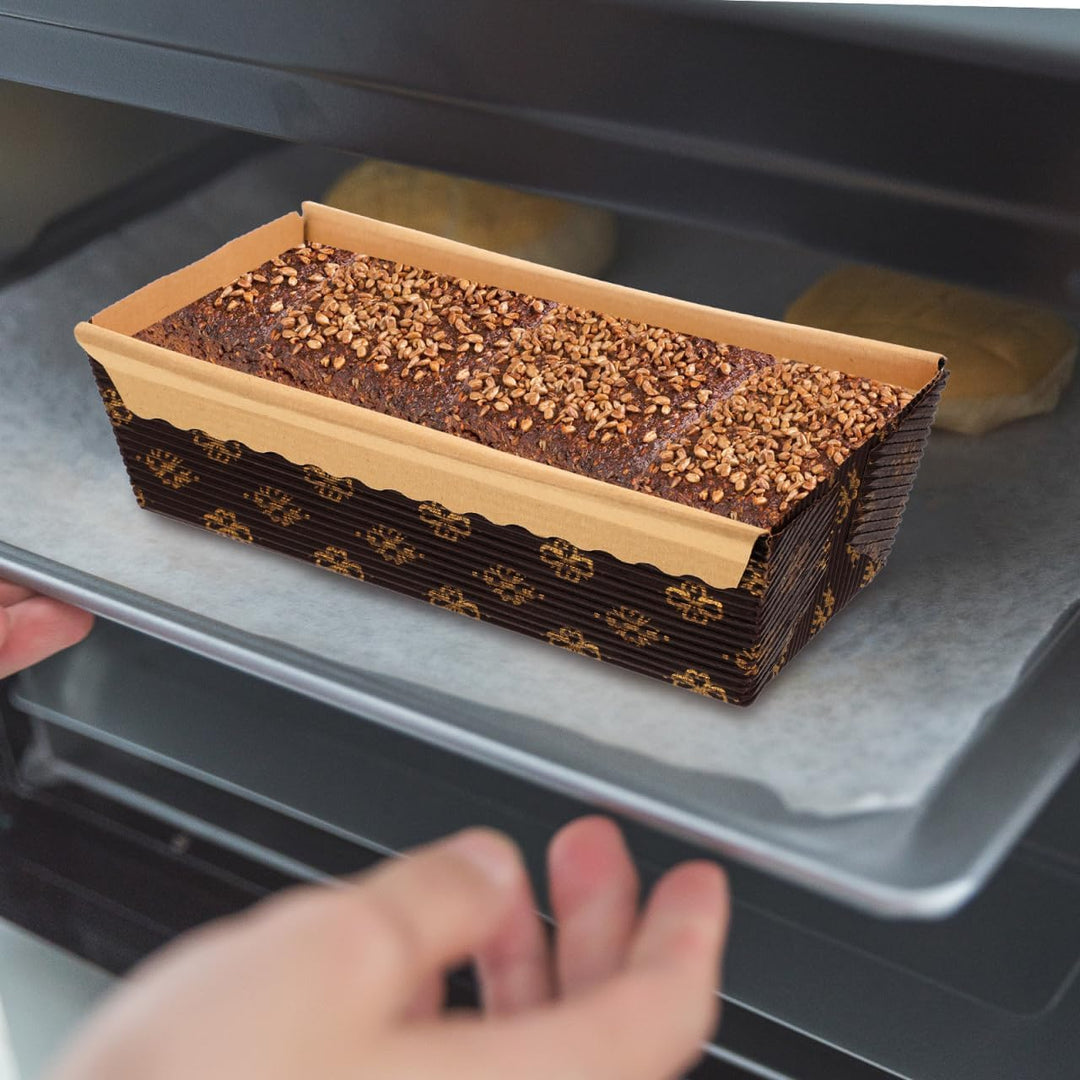 Gatuida Kastenform Kuchen Papier: 25 Stück Backform Kastenform 15 cm Toastbrot Brotbackform für Kuch