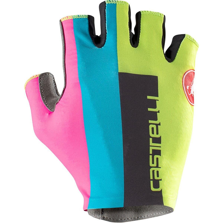 CASTELLI Competizione 2 Glove XXL Elektrischer Kalk/Schwarz-Blau-Magnern, XXL Elektrischer Kalk/Schw
