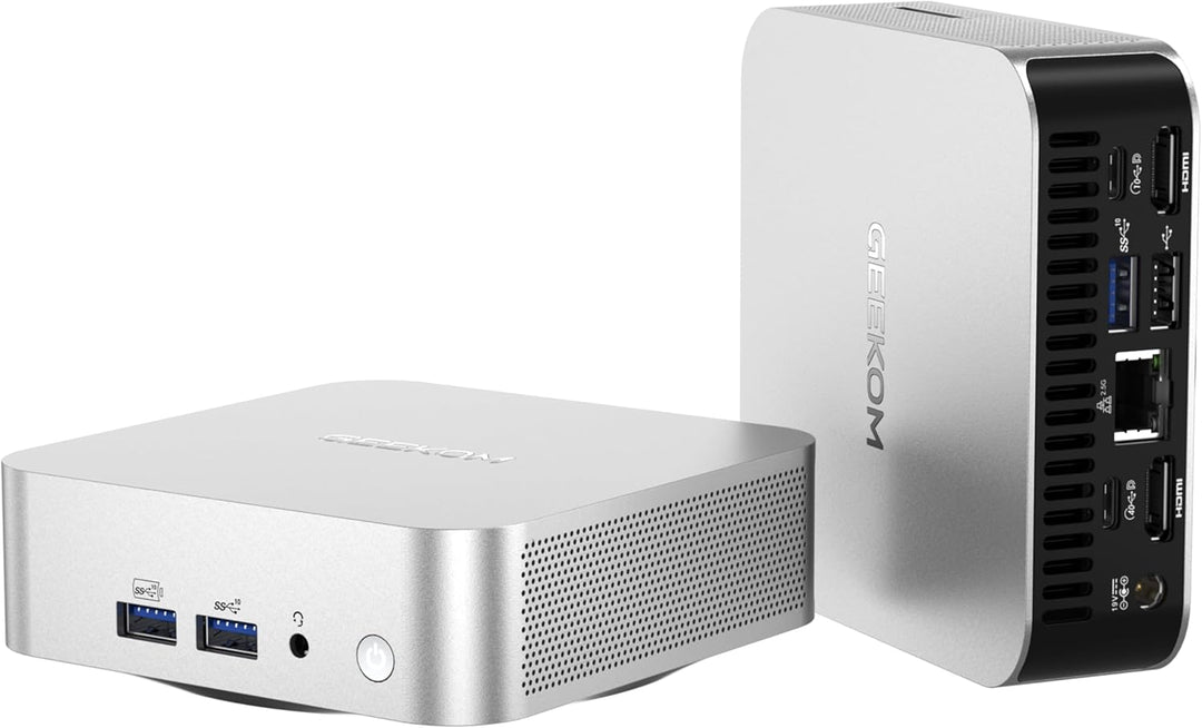 GEEKOM A8 Mini PC, AMD Ryzen 9 8945HS (8 Kerne 16 Threads, bis zu 5,2 GHz) Mini Gaming PC Windows 11