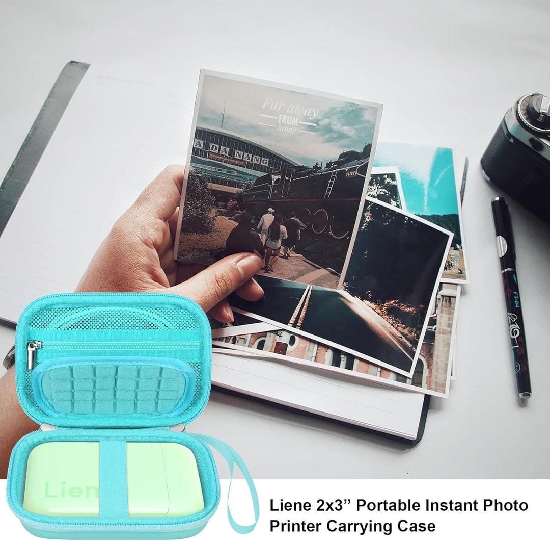 Elonbo Tragetasche für Liene 2x3 Fotodrucker, Tragbarer Instant-Drucker Reisehalter, Mini-Bild-Druck