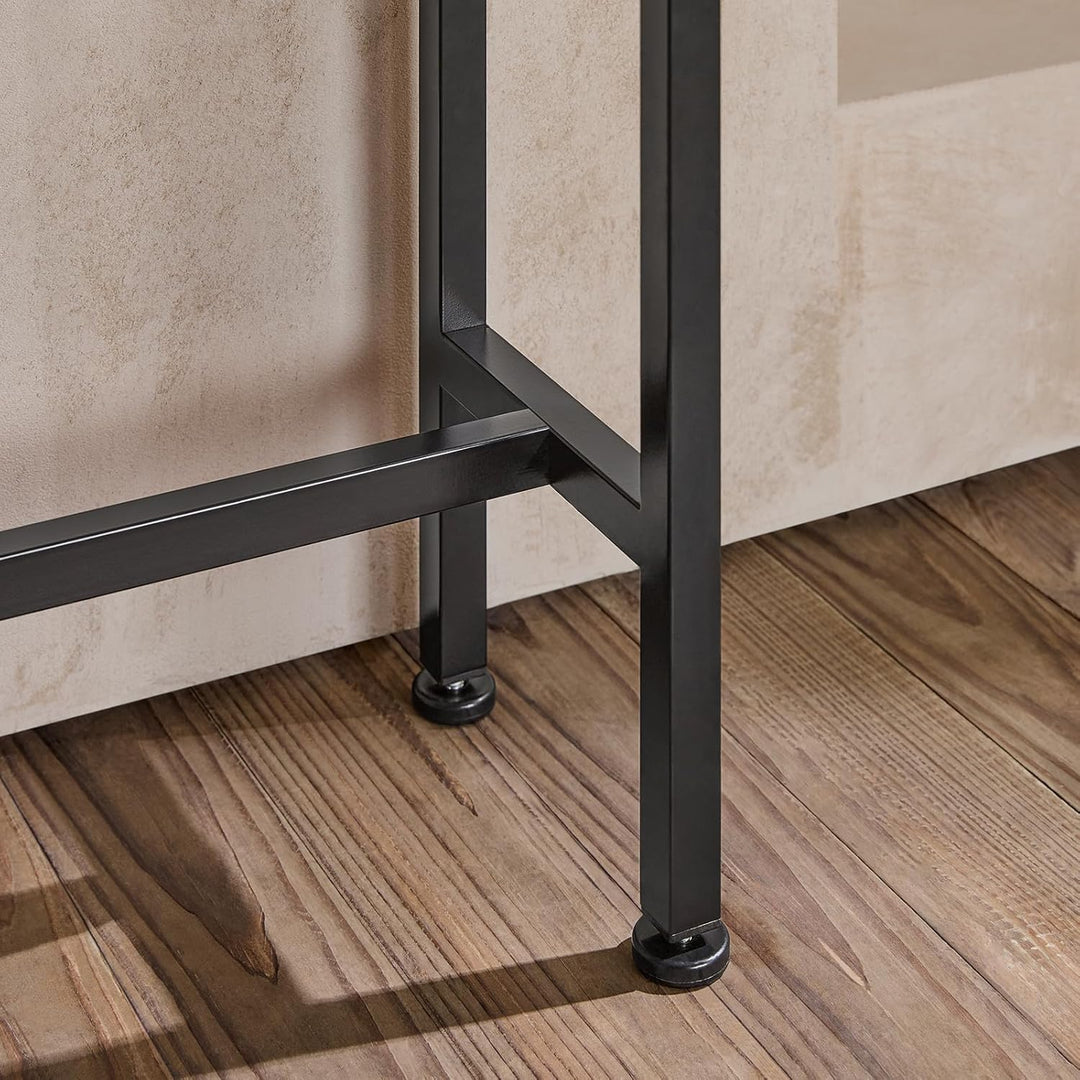 SoBuy Konsolentisch Schmal Flurtisch – Konsolentische Fürs Wohnzimmer, Vintage Metall Sideboard, Rob