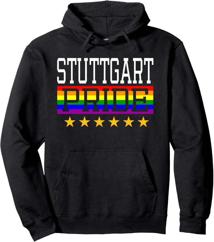 Stuttgart Pride LGBT Lesbian Gay Schwul Homosexuell CSD Pullover Hoodie