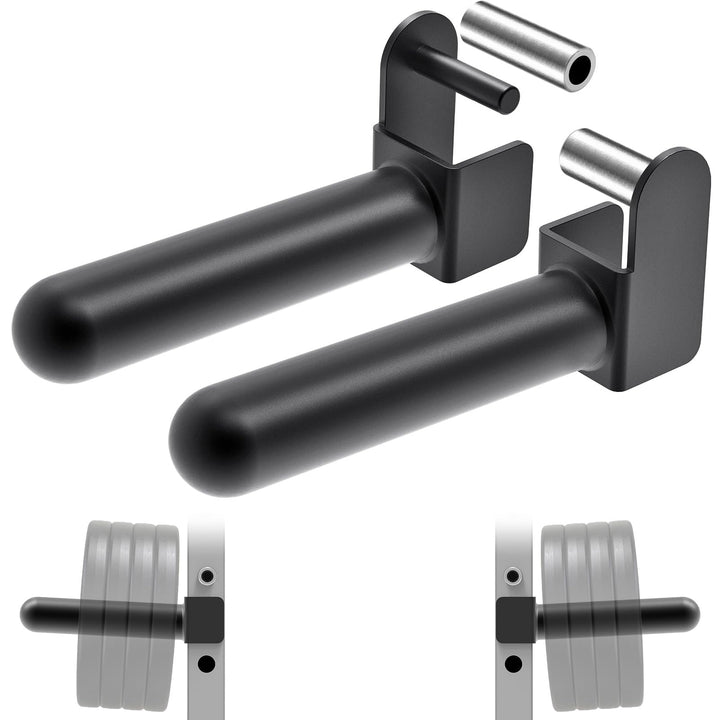 Kipika Hantelscheibenhalter für 2x2 und 3x3 Power Rack - Power Rack Aufsatz für Hantelscheiben - Pas