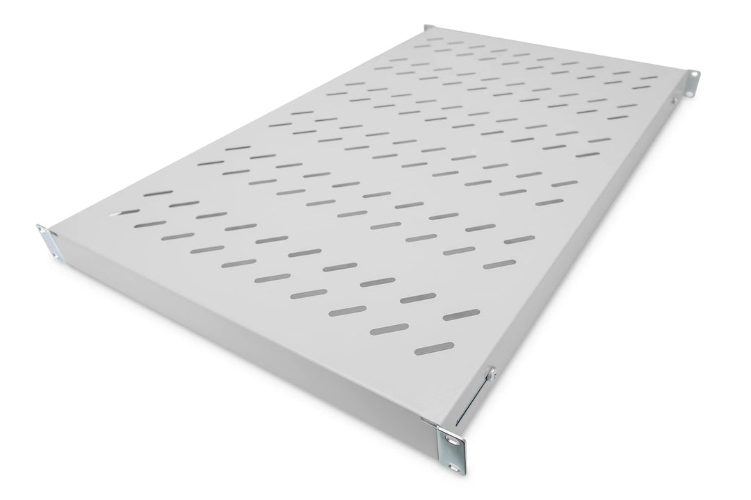DIGITUS Professional DN-97648 - Fachboden mit variabler Tiefe zum Festeinbau in 19" Schränke - Tragl