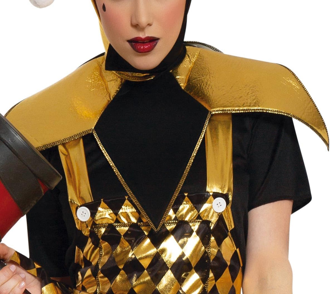 FIESTAS GUIRCA, S.L. Goldenes Harlekin-Kostüm für Damen, S