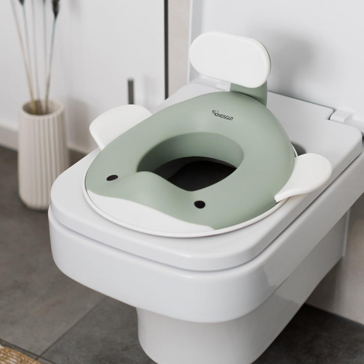 Kindsgut Toilettensitz Wal für Kinder, kindgerechtes Wal Design, in subtilen, modernen Farben, kinde