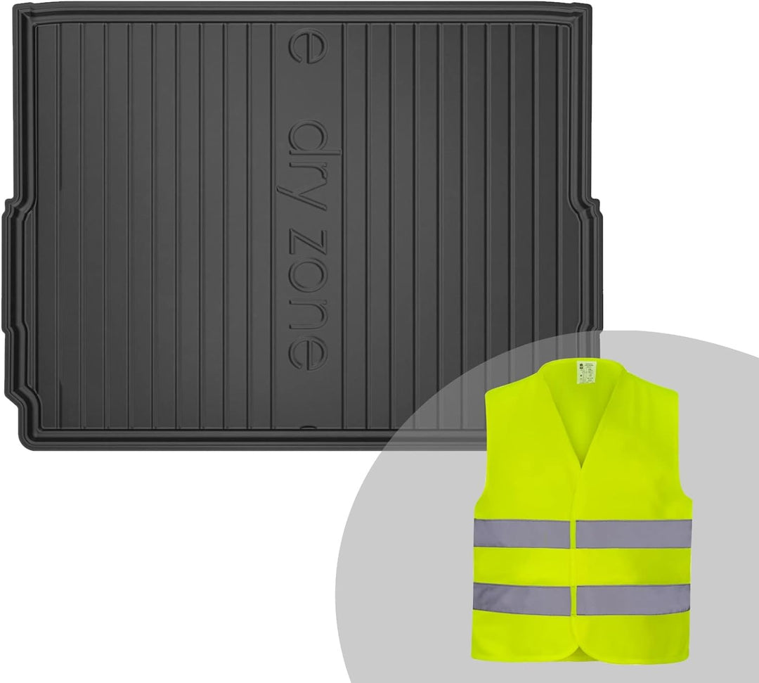 FROGUM DryZone Gummimatte Ganzjährige Praktische Auto Kofferraummatte Kofferraumwanne passend für Pe