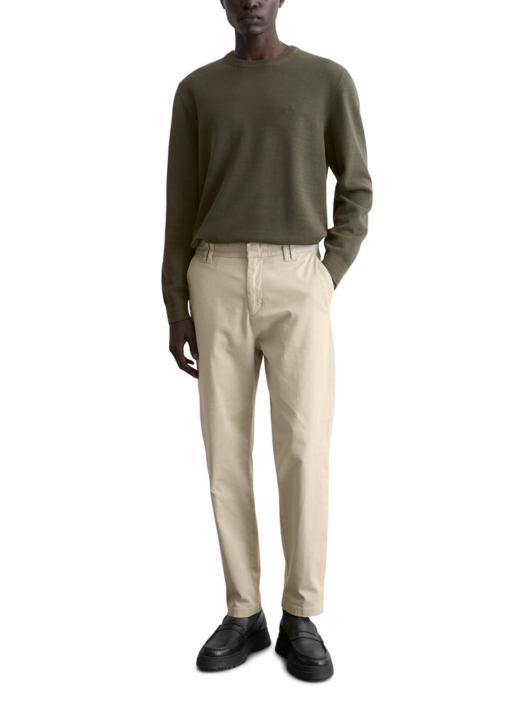 Marc O'Polo Herren Pullover aus Bio-Baumwolle mit Rundhalsausschnitt M Neverland Iron, M Neverland I