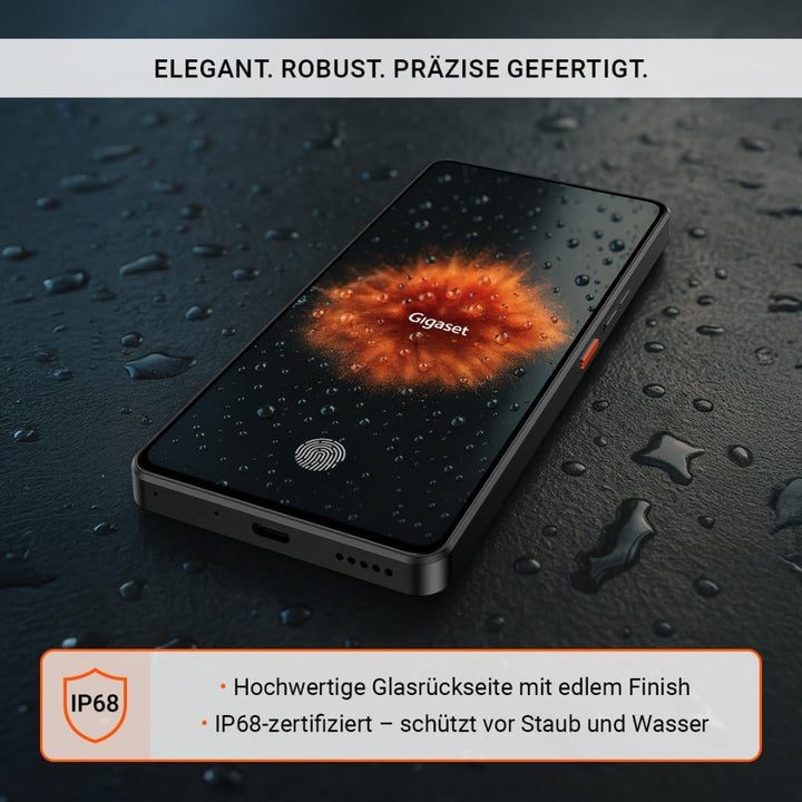 Gigaset GS6 PRO Smartphone – 256GB+8GB RAM - 6,67" FHD+ OLED-Display mit 120Hz - Octa-Core 5G Prozes