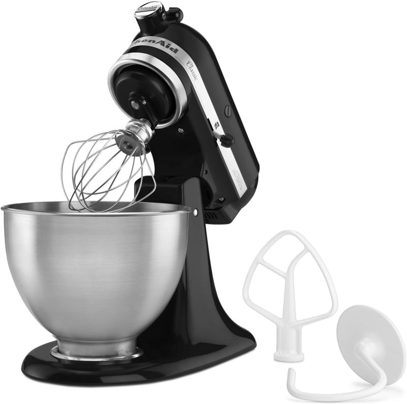 KitchenAid CLASSIC 4,3 L-Küchenmaschinen mit kippbarem Motorkopf, 4.3 L, schwarz Schwarz