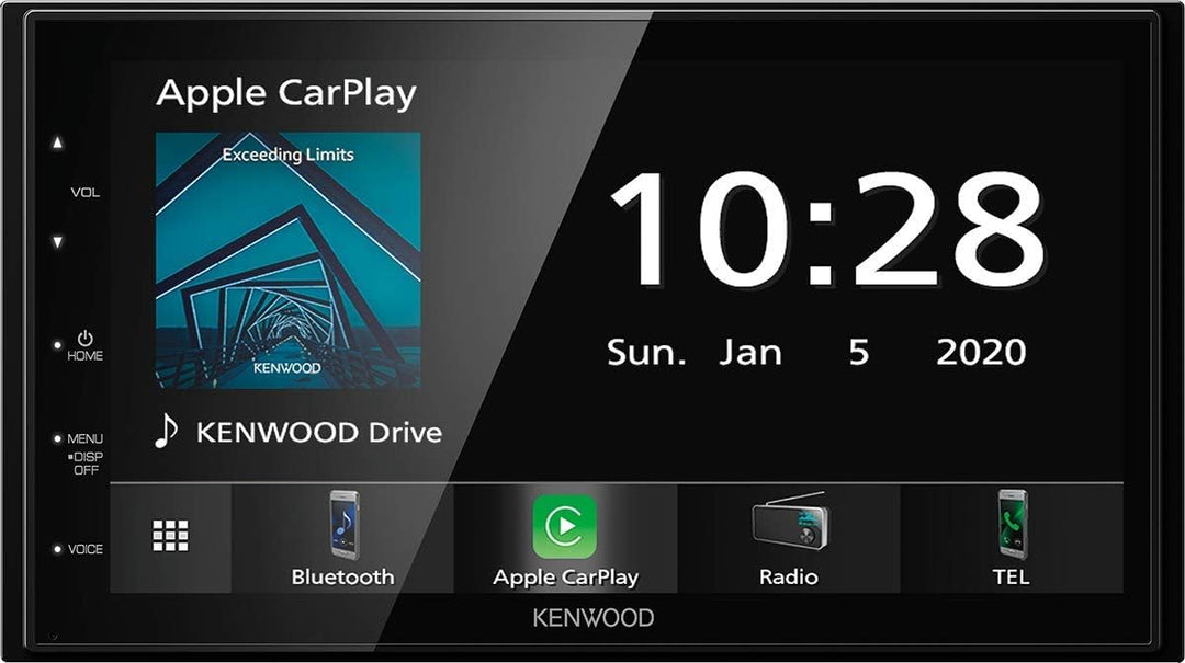 Kenwood DMX5020BTS 17,3 cm WVGA Digital Media Moniceiver mit UKW RDS-Tuner, CarPlay, Android Auto, A