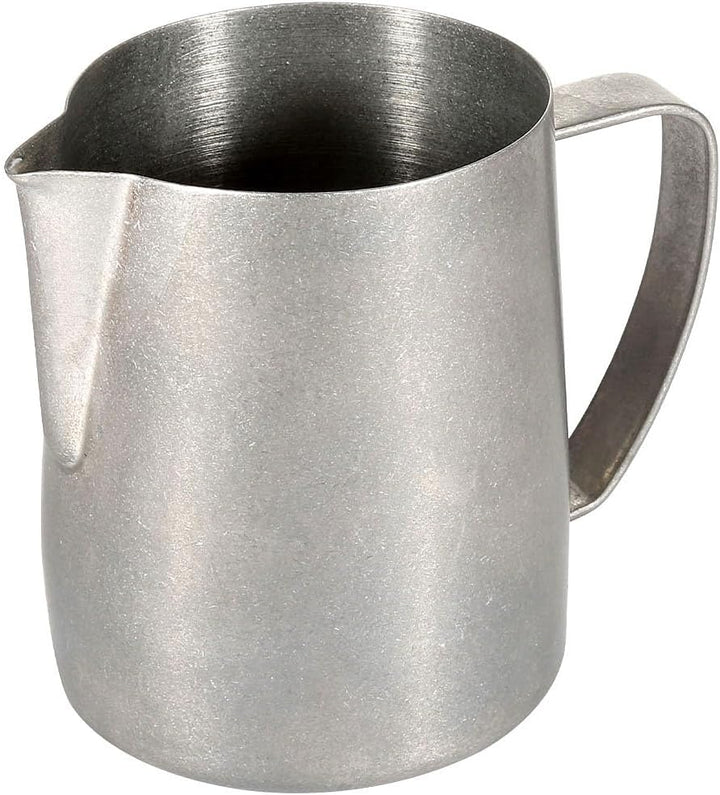 Milchaufschäumkrug, 700 ml, Espresso-Dampfkrug, Edelstahl, Milchaufschäumer, Dampfgarer für Latte Ar