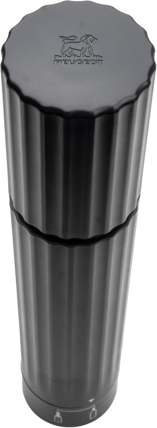 PEUGEOT - Manuelle Vakuumpumpe Preserve ABS-Finish - Doppelfunktion für Wein & Schaumwein - 3 Weinve