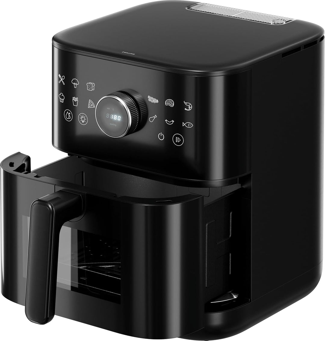 ZWILLING Air Fryer Pro 6 L, Heissluftfritteuse, 12 Programme, Infrarot-Heizung, Wasser-Sprühfunktion