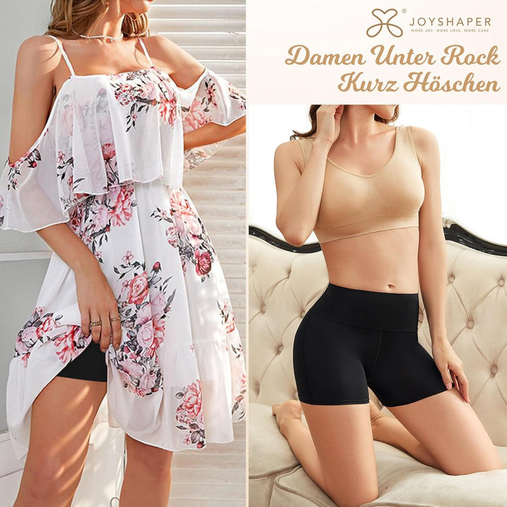 Joyshaper Damen Unterhose Unter Rock Kurz Hose Yoga Shorts Short Tight Boxershorts Kurze Leggings Bo