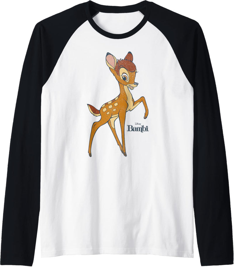 Disney Bambi Simple Portrait Logo Raglan