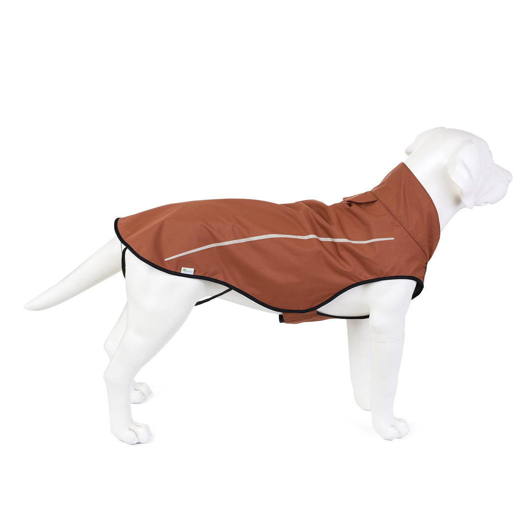 Mile High Life Hunderegenmantel Einstellbare wasserdichte Haustierkleidung Leichte Regenjacke mit re