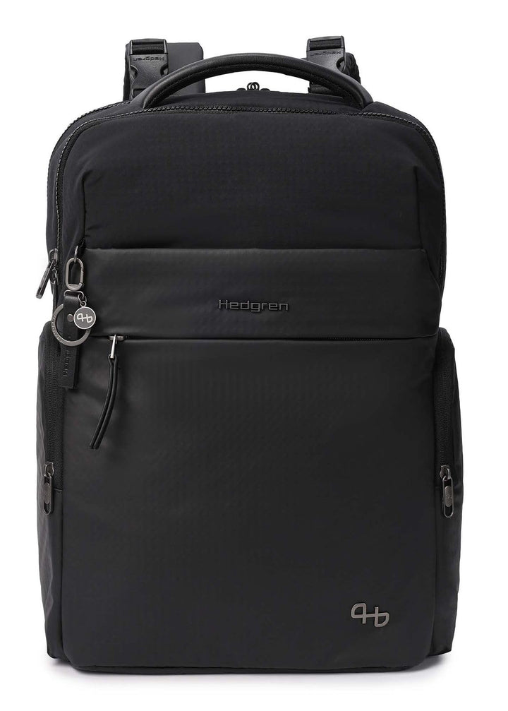 Hedgren Tsutsumi Baby-Rucksack + RFID Schwarz, Schwarz