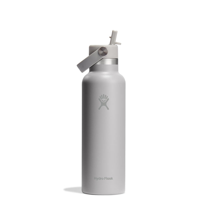 Hydro Flask - Standard Mouth - Trinkflasche 621ml (21oz) mit Strohdeckel - Vakuumisolierte, Wiederve