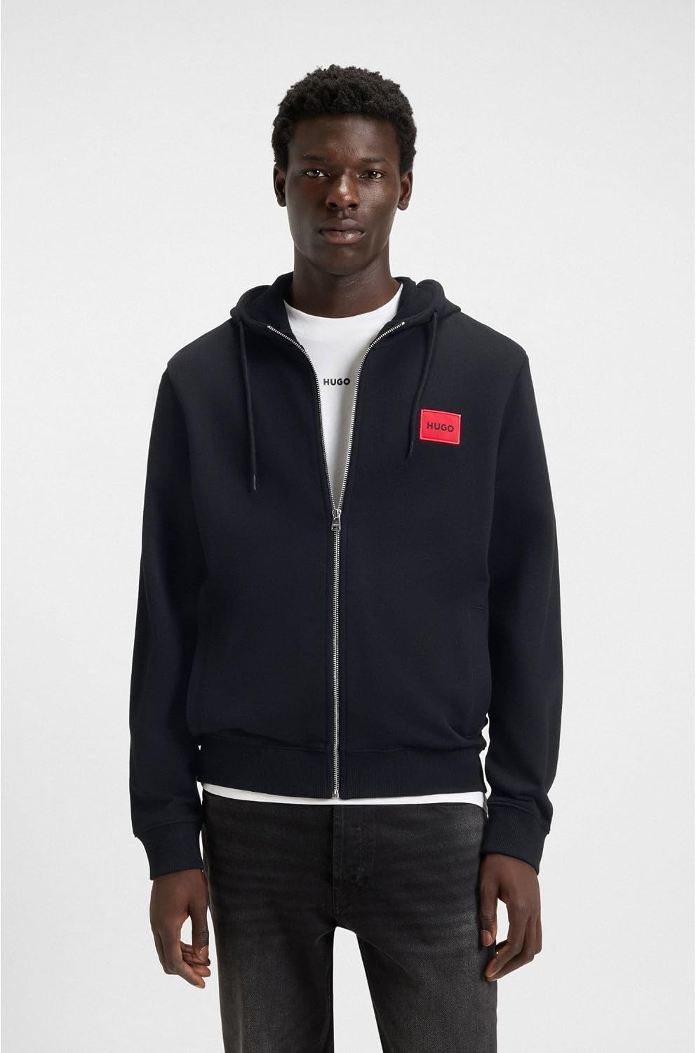 Hugo Herren Daple212 Sweatshirt (1er Pack) XL Black1, XL Black1
