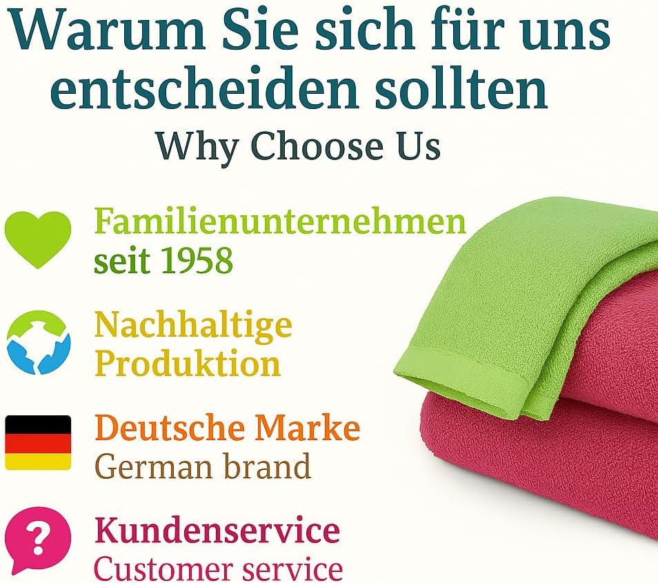Betz 12-TLG. Handtuch Set Premium 100% Baumwolle 2 Duschtücher 4 Handtücher 2 Gästetücher 2 Seiftüch
