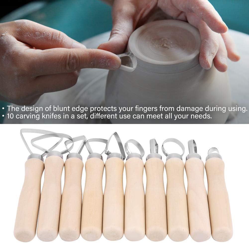 10 stücke Keramik Werkzeug Set Ton Sculpting Werkzeuge Keramik DIY Modellierung Werkzeuge Set Zubehö