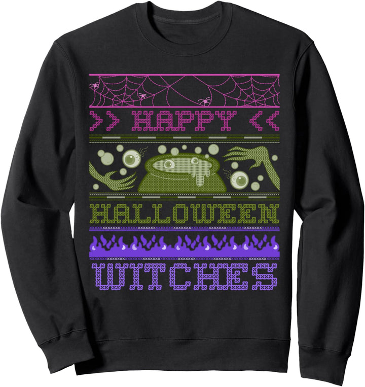 Lustiges Halloween Hexen lustiges Kostüm Sweatshirt