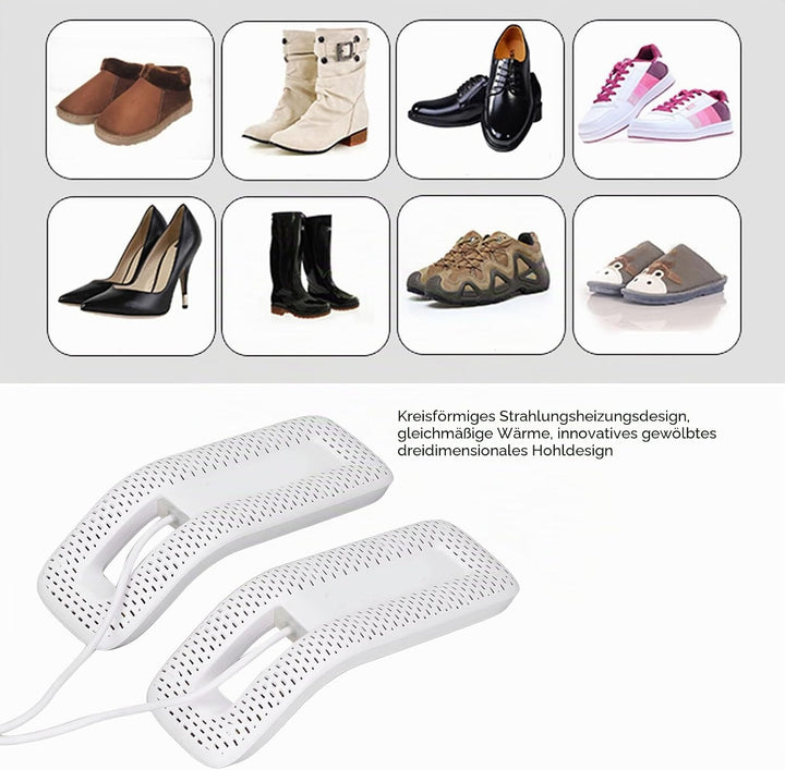 Yuecoom Schuhtrockner, weisses PC-Material, Schuh-Desodorierungstrockner, tragbarer elektrischer USB