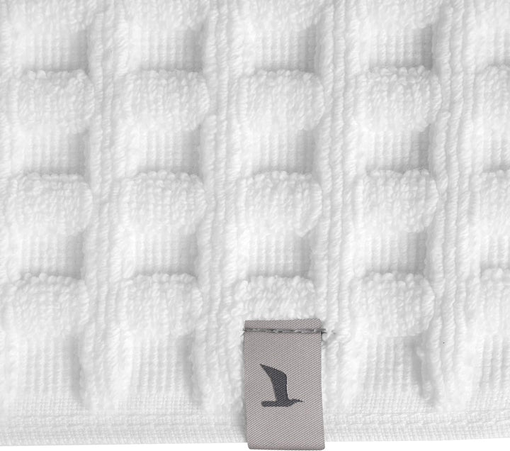 möve Piquée Badteppich 60 x 60 cm aus 100% Baumwolle, Snow Snow 60 x 60 cm, Snow 60 x 60 cm