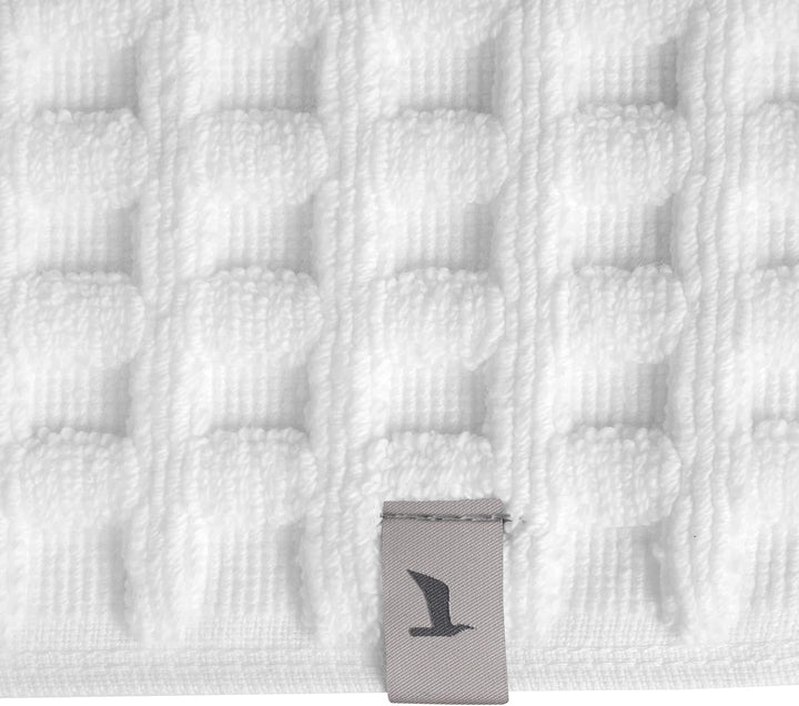 möve Piquée Badteppich 60 x 60 cm aus 100% Baumwolle, Snow Snow 60 x 60 cm, Snow 60 x 60 cm
