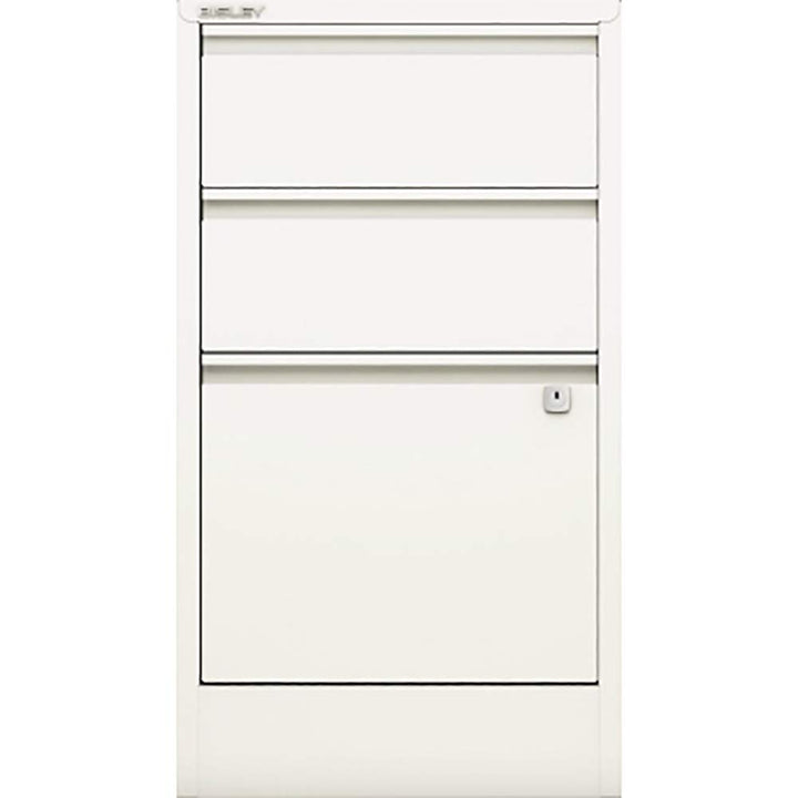 Bisley Home Filer, 2 Universal-, 1 HR-Schublade, Metall, 696 Verkehrsweiss, 40 x 41.3 x 67.2 cm