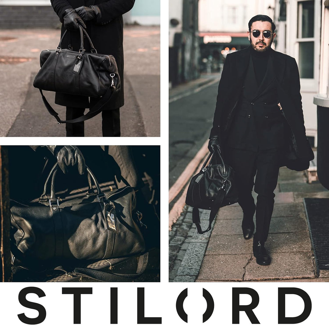 STILORD 'Herkules' Premium Reisetasche für Herren und Damen aus echtem hochwertigem Leder - EIN echt