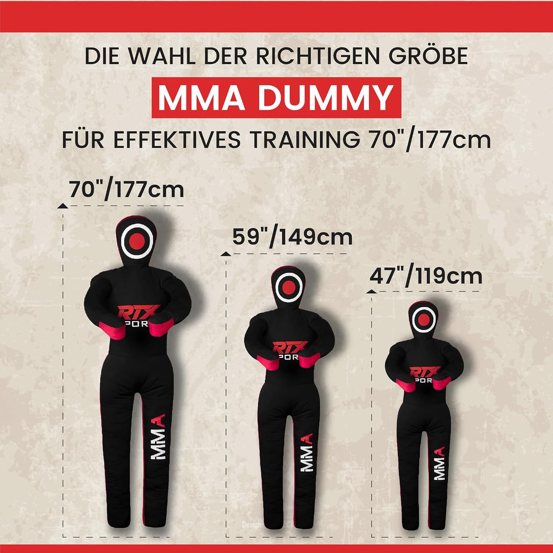 RTX MMA Judo Grappling Dummy -Boxenbeutel Brazilian BJJ Jiu Jitsu Standposition Wrestling Bjj Dummy